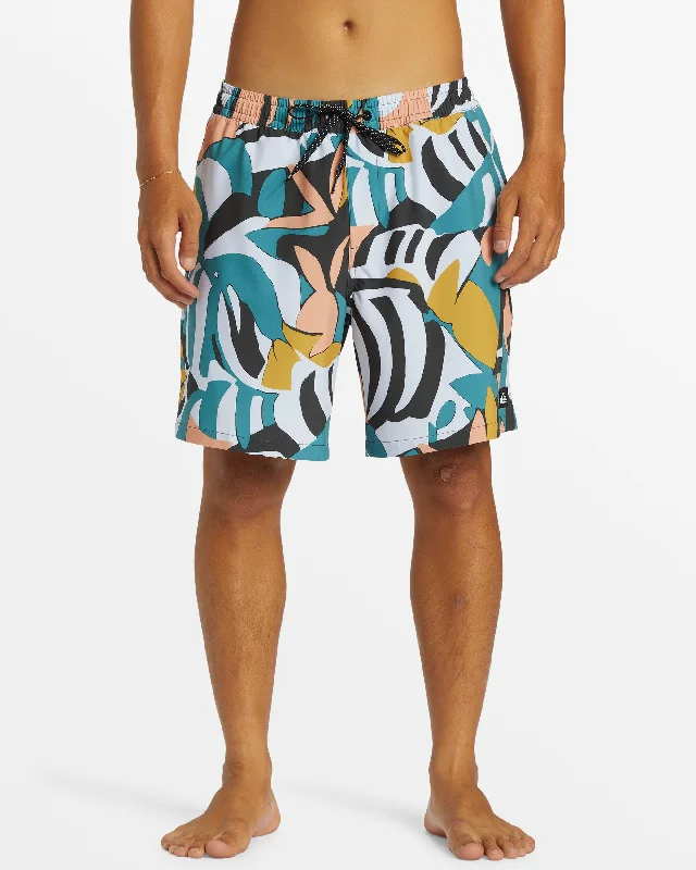 Surfsilk Mix 17" Swim Trunks - Black