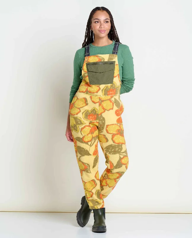 Women's Campo Fleece Overall - Ratten Floral Print