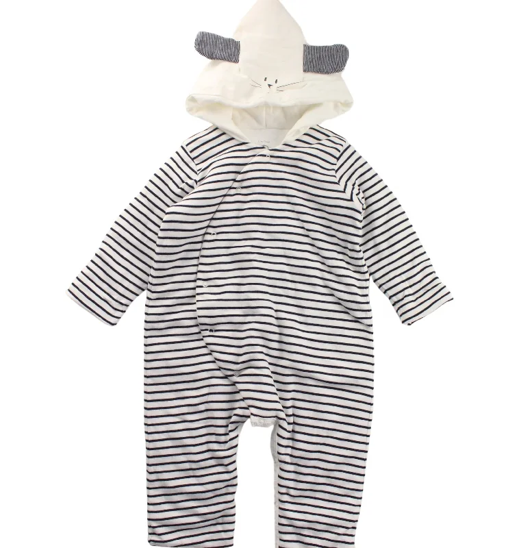 Petit Bateau Long Sleeve Jumpsuit 6-12M