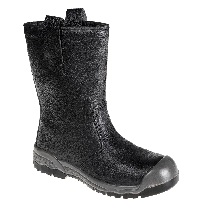 Portwest FW13 Steelite Rigger Boots S1P CI (With scuff cap)