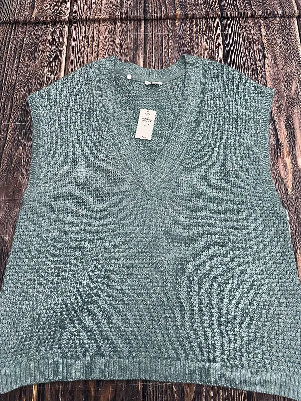 Vest Sweater By J. Jill In Blue, Size: Xl