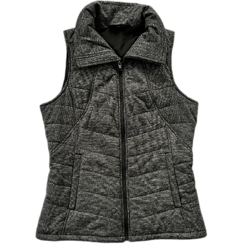 Vest Puffer & Quilted By The North Face In Grey, Size: M