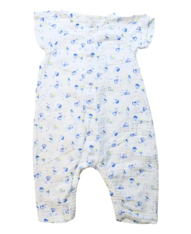 Petit Bateau Short Sleeve Jumpsuit 3M