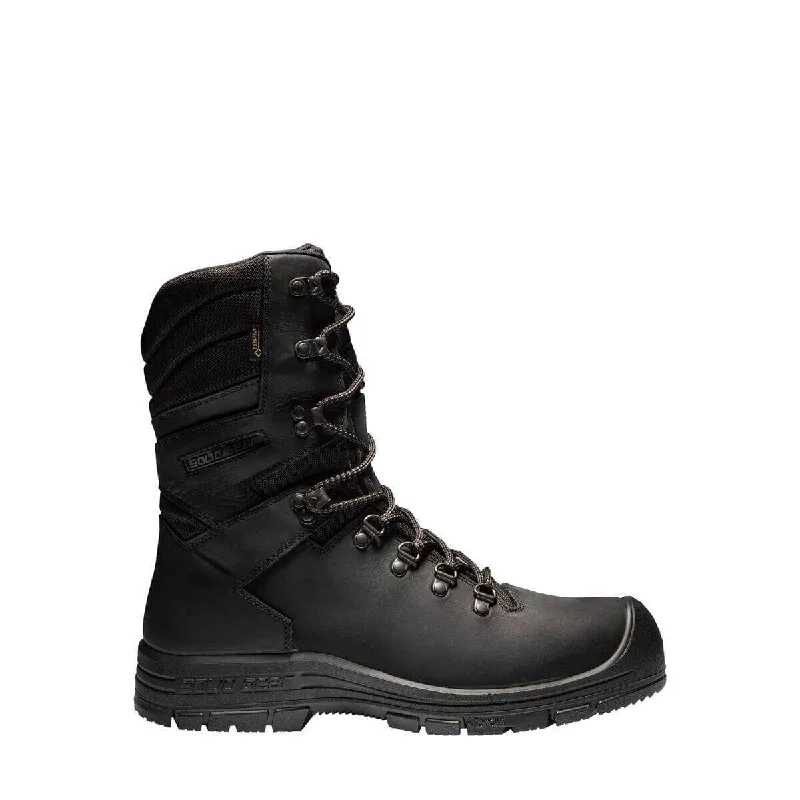 Solid Gear by Snickers 75001 Delta GTX High Leg Side-Zip Premium Leather Gore Tex Waterproof Wool Lined Winter S3 Safety Boots