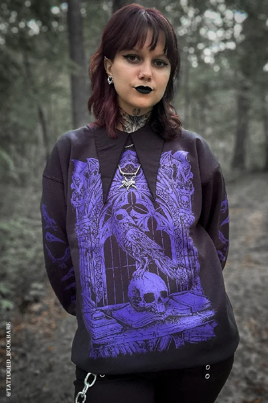 Quoth the Raven Sweatshirt [PURPLE]