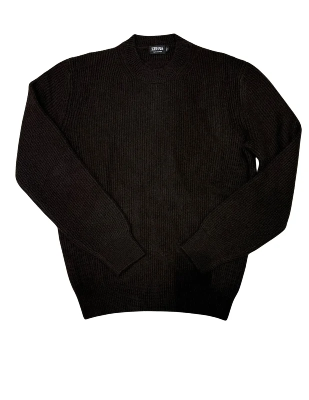 Oasi Cashmere Crewneck | Chocolate Brown