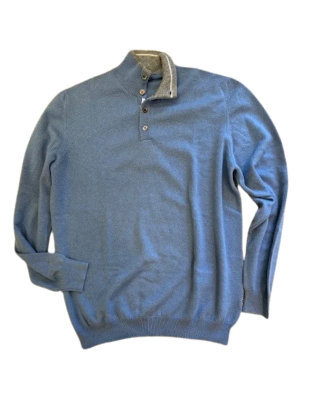 Scirocco Cashmere Sweater | Blue