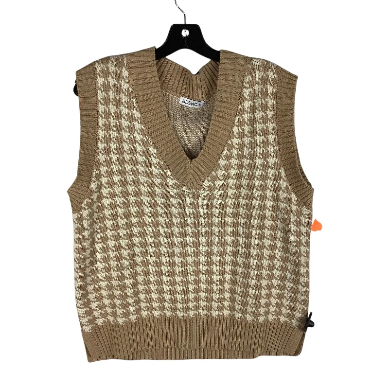 Vest Other By Clothes Mentor In Checkered Pattern, Size: M