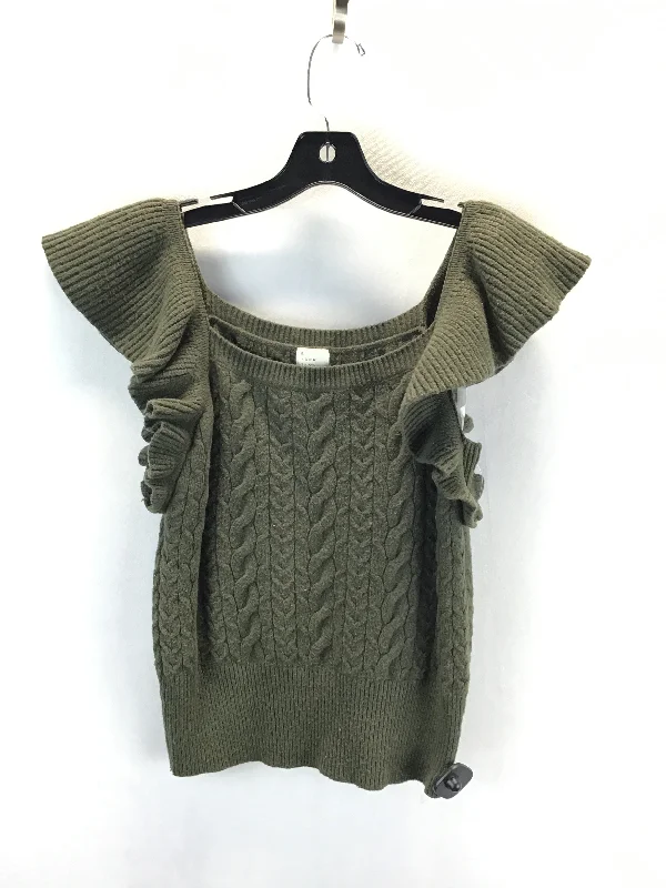 Top Sleeveless By A New Day In Green, Size: S