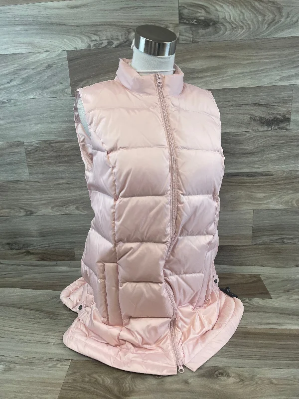 Vest Puffer & Quilted By J. Jill In Pink, Size: S