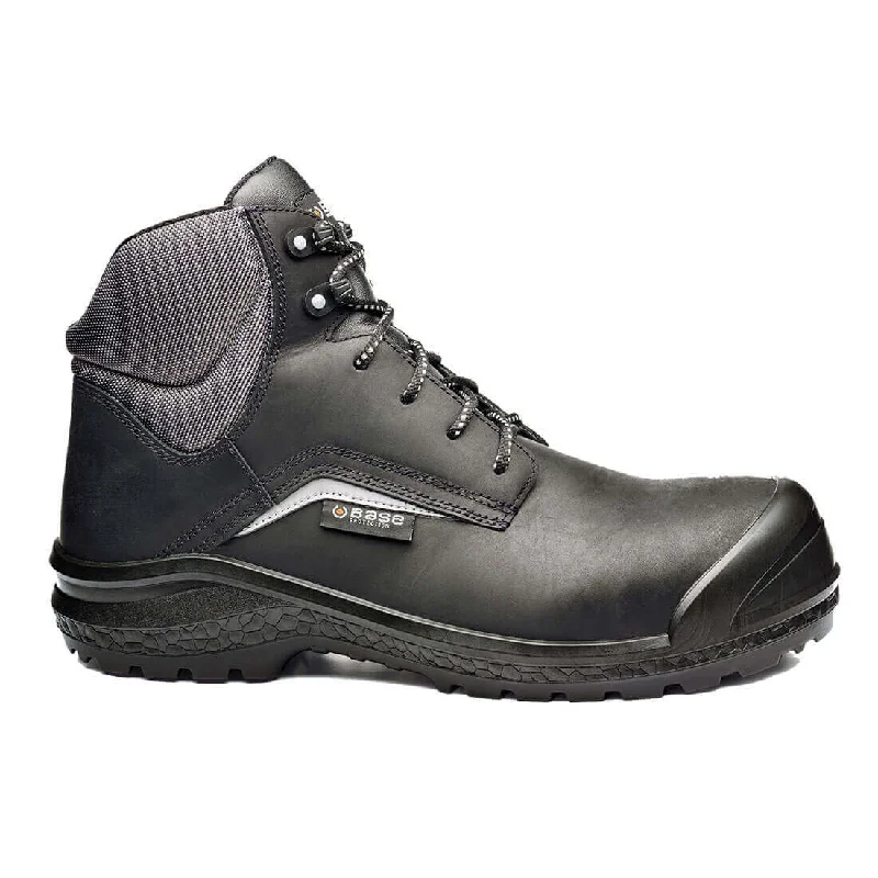 Base Be Grey Mid Cut Toe Cap Work Safety Boots