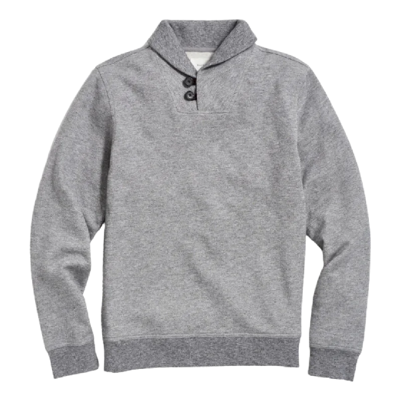 Mouline Shawl Pullover - Grey