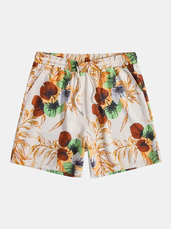 Tropical Print Shorts