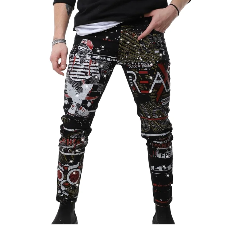 X-WAY THE CHAMPION JEANS -BLACK