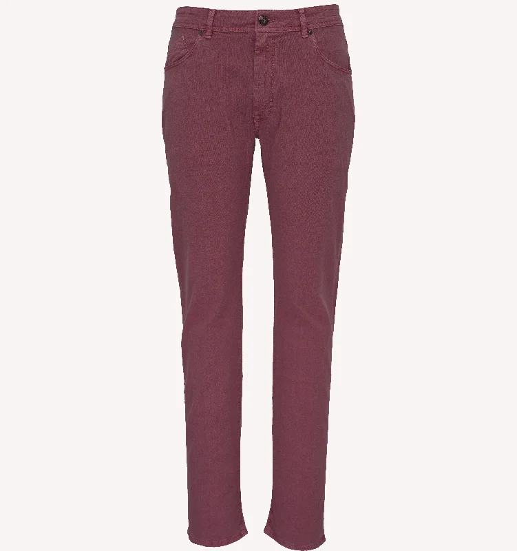 Barmas Dean Jeans in Bordeaux