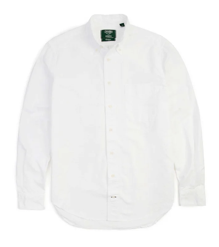 Gitman Vintage Oxford Shirt: White