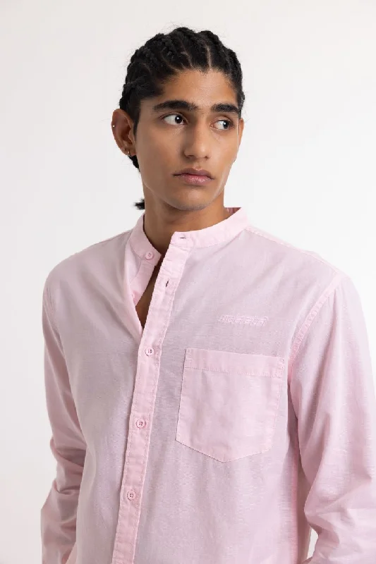 Linen Shirt // Baby Pink