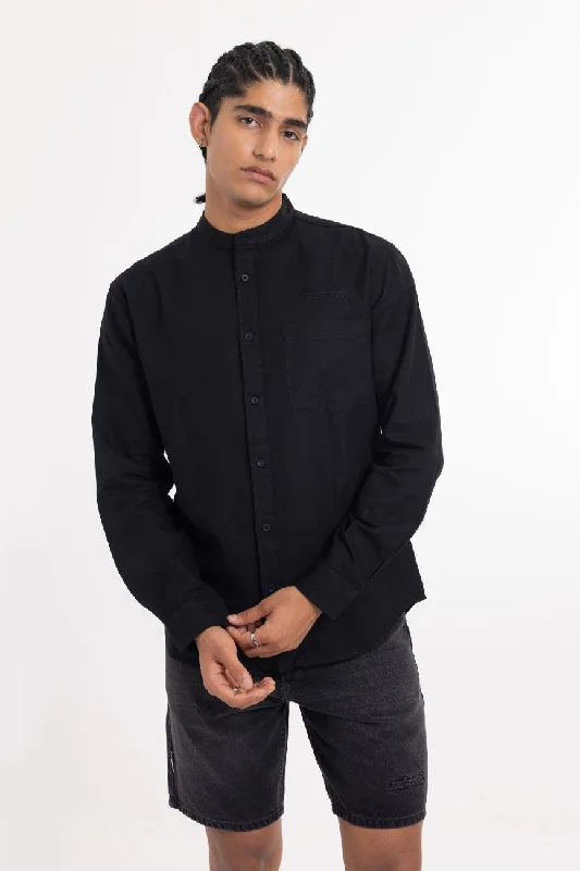 Linen Shirt // Black