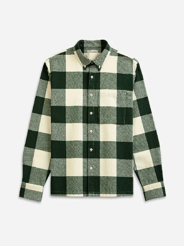 Green/Off White Check