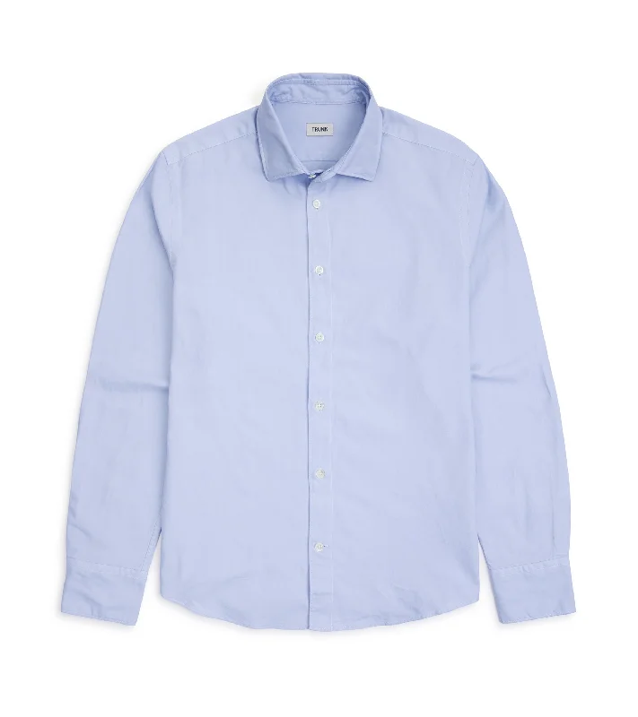 Trunk Austin Cotton Oxford Shirt: Light Blue