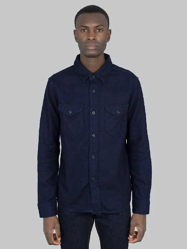 UES Indigo Heavy Flannel Shirt