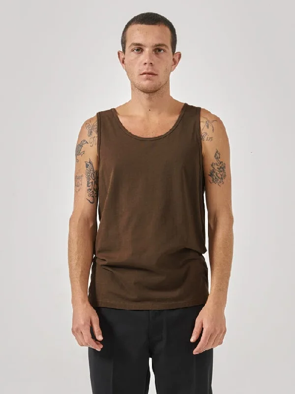 Endless Merch Fit Tank - Postal Brown