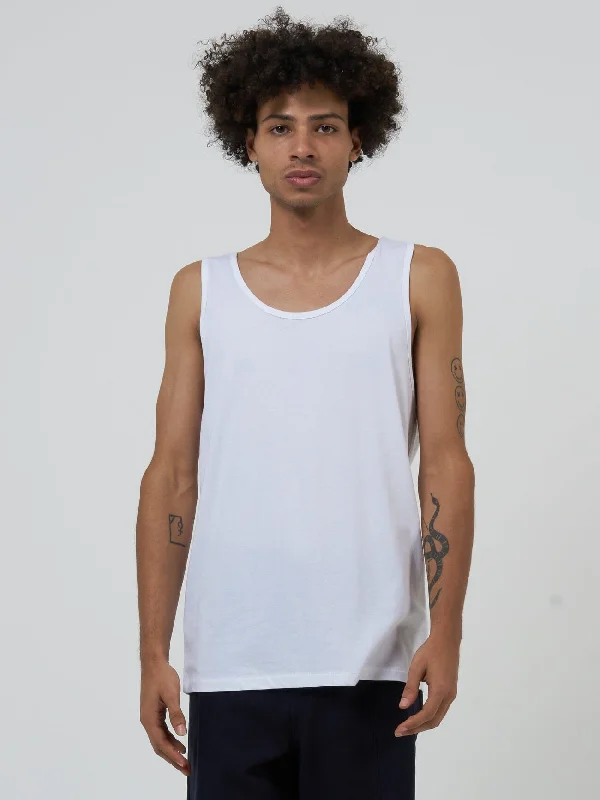 Endless Merch Fit Tank - White