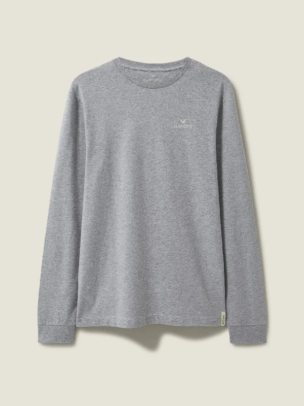 Grey Marl Men's Classic LS Tee