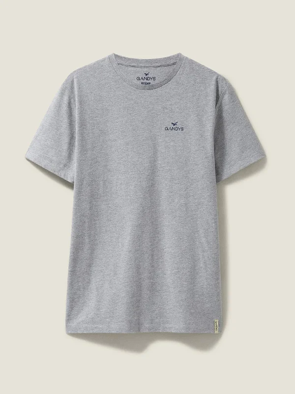 Grey Marl Men's Wave Tee