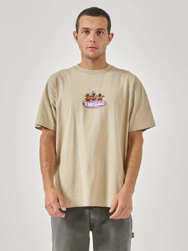 Hear No See No Merch Fit Tee - Sandstone