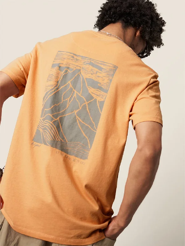 Orange Men's Nepal Campus Tee