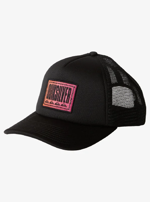 Boys 8-16 Slab Scratch Trucker Hat - Black