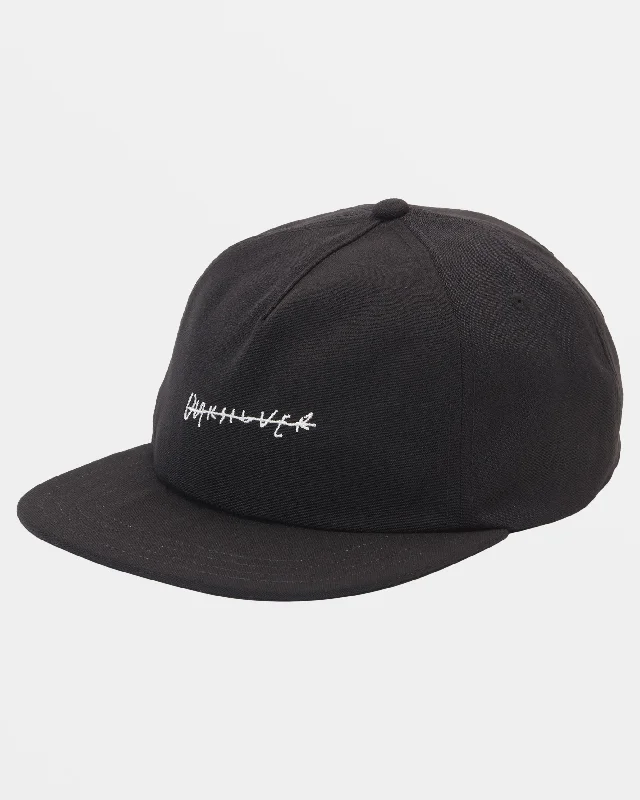 DNA Rushed Snapback Hat - Black