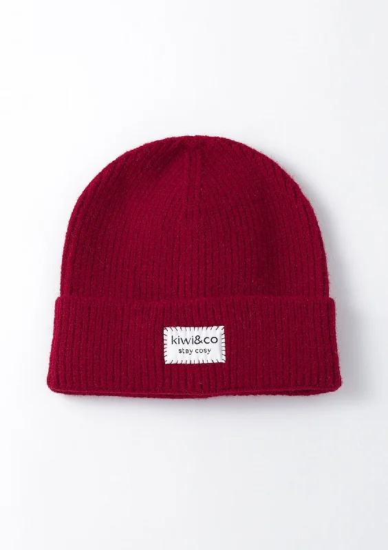 Frosted Cherry Beanie Hat