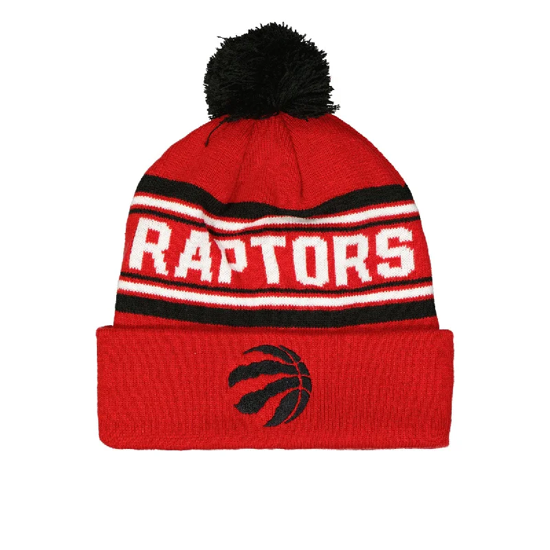 NBA - Kids' (Youth) Raptors Cuff Pom Knit (HK2BOBAUWF 20 RAP)