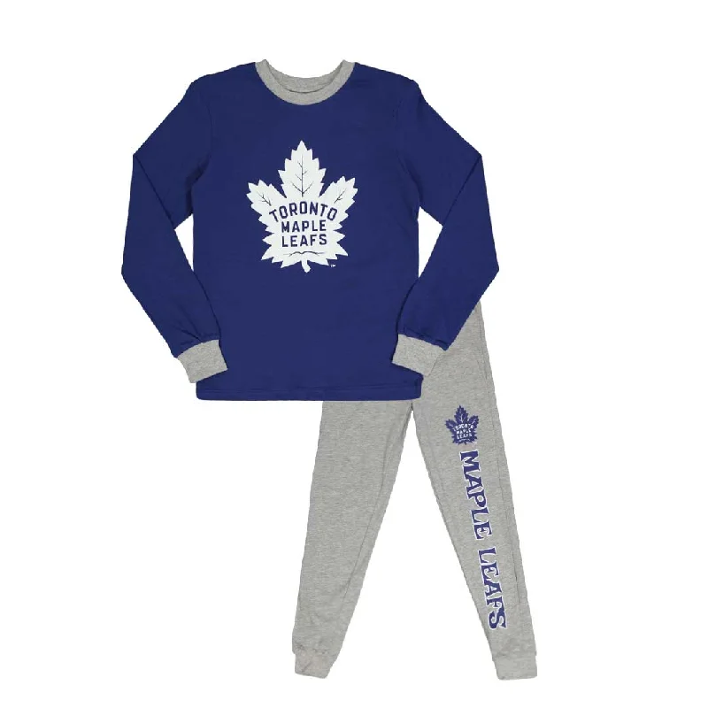 NHL - Kids' (Junior) Toronto Maple Leafs 2 Piece PJ Set (HK5B9HA76 MAP)