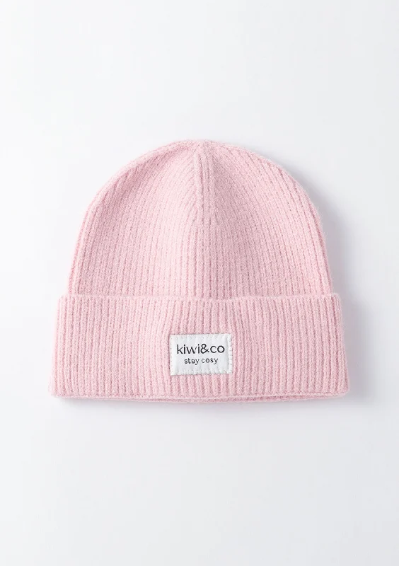 Soft Blush Beanie Hat